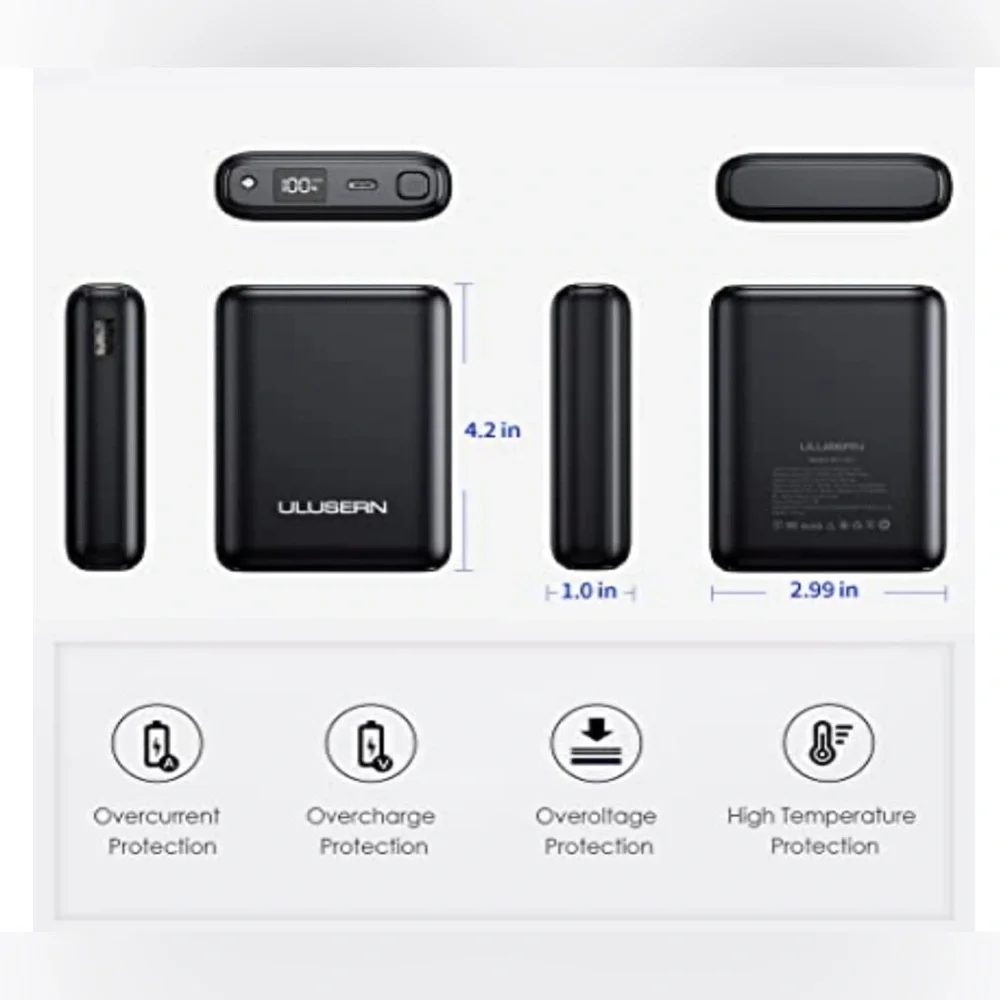 ULUSERN Rechargeable Battery/Power Bank 12v Used like new in a good condition